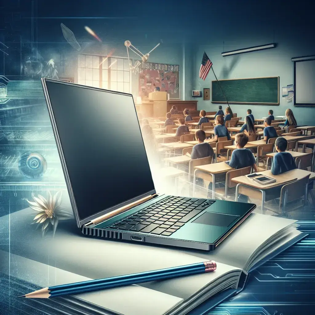 "Lenovo 100e Chromebook Gen 4 for Education - Sleek design and durable build ideal for student use in classrooms"