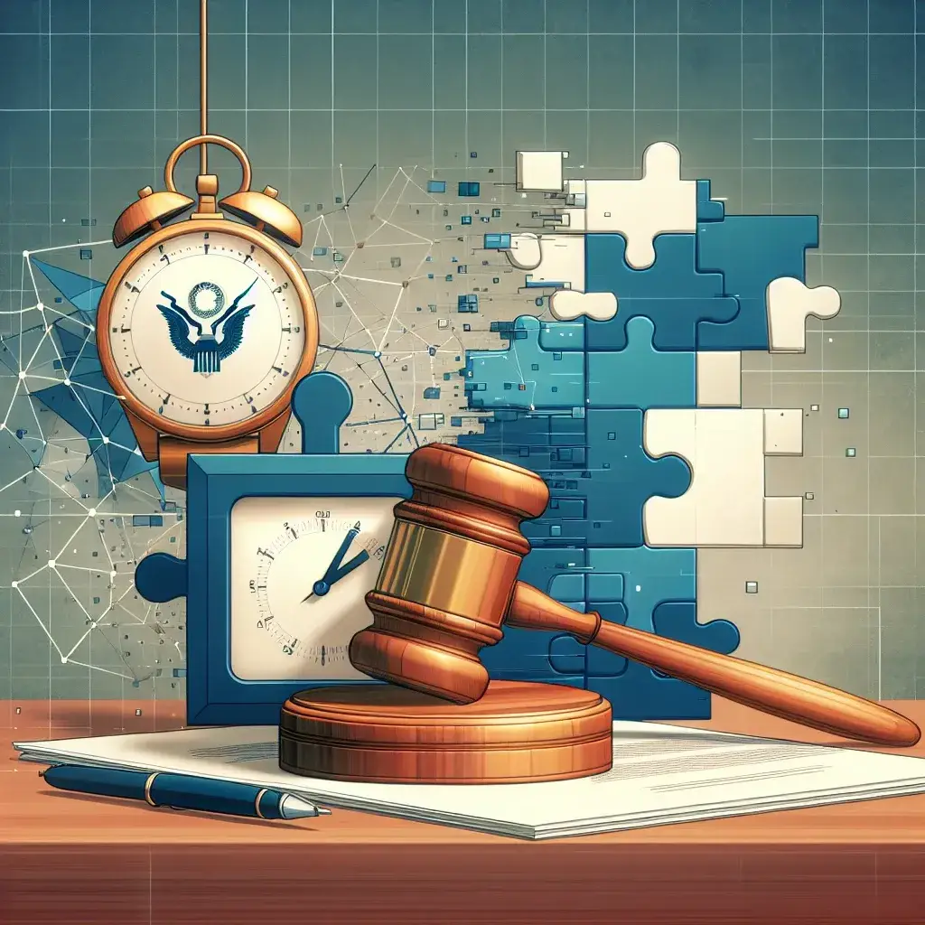 "Illustration of TikTok logo with a clock symbol, representing the extended ownership restructure deadline for TikTok amidst national security review discussions."